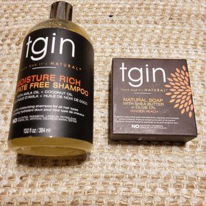 tgin.....shampoo and soap set